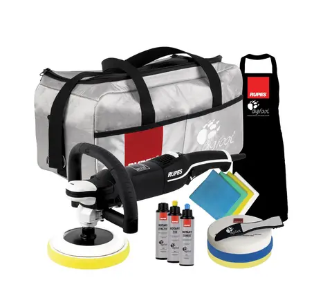 Rupes DLX LH19E Roterende polermaskin, komplett kit