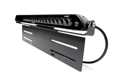 Skiltbrakett til Lazer &#174; Linear 18 Sidemontering. Rustfri, sort.