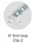 Skrufeste 0° Endeklips Til Orizon Interconnect