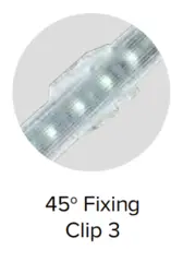 Skrufeste 45° Senterklips Til Orizon Interconnect
