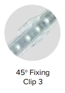 Skrufeste 45° Senterklips Til Orizon Interconnect