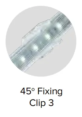 Skrufeste 45° Senterklips Til Orizon Interconnect