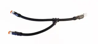 Splitt 1 til 2 Deutch-kontakter Fra 1DT Hunn til 2DT Han