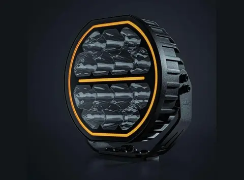 Strands Big Energy 7" Hvit/Orange Parklys | Optimized Beam