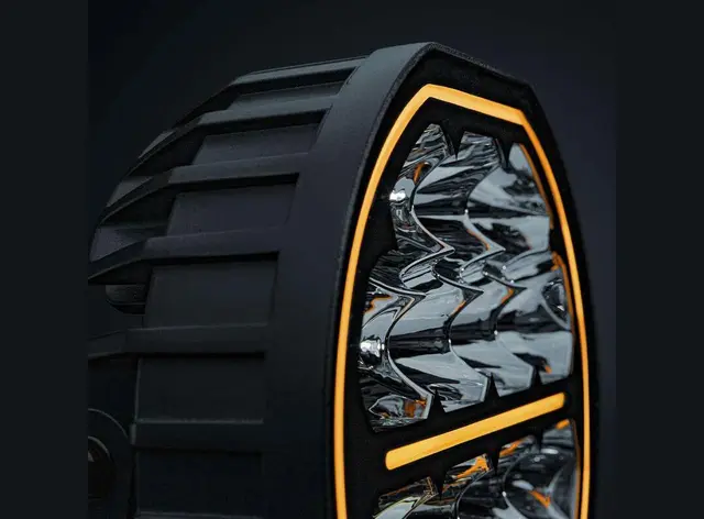 Strands Big Energy 7" Hvit/Orange Parklys | Optimized Beam 