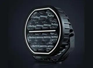 Strands Big Energy 7&quot; Hvit/Orange Parklys | Optimized Beam