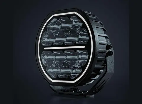 Strands Big Energy 7" Hvit/Orange Parklys | Optimized Beam