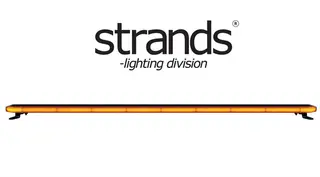 Strands Cruise Light 1382 Varselbjelke 1382mm. Gult. ECE R65 / R10. IP67