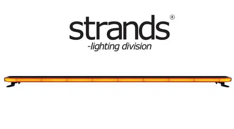 Strands Cruise Light 1382 Varselbjelke 1382mm. Gult. ECE R65 / R10. IP67