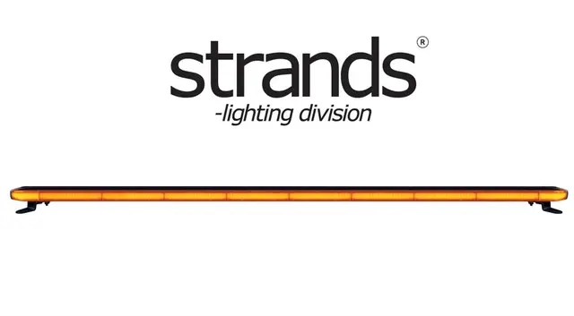 Strands Cruise Light 1382 Varselbjelke 1382mm. Gult. ECE R65 / R10. IP67 