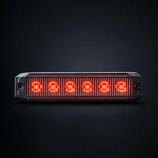 Strands Dark Knight SM6 Posisjonslys R&#248;d