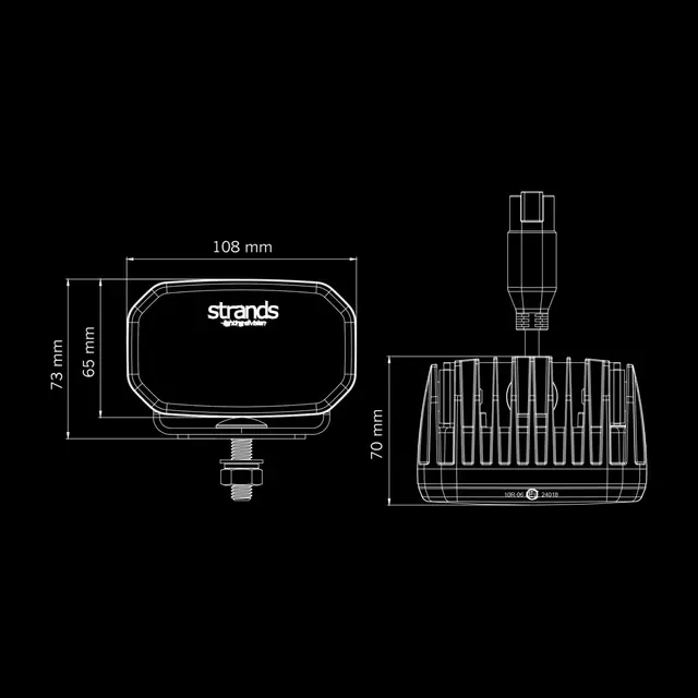 Strands FOR9T No-Glare 31W. Arbeidslys 