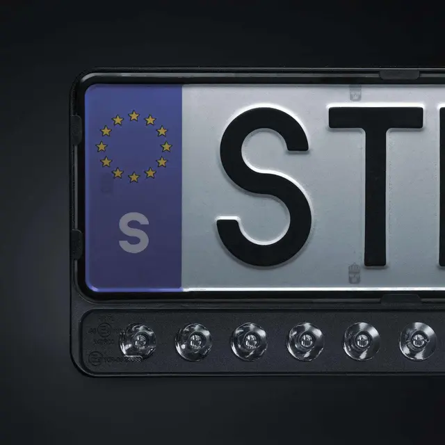 Strands Nuuk E-Line Black Led Lyspakke med rele og skiltholder 