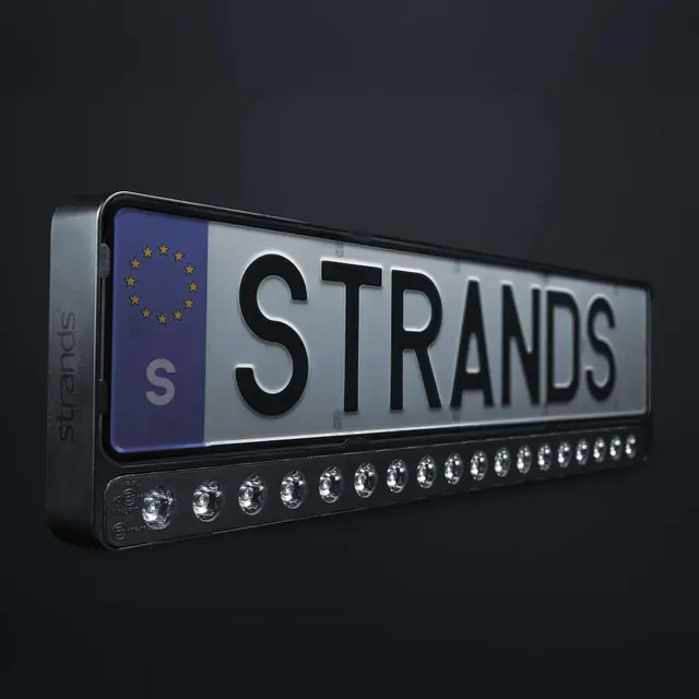 Strands Nuuk E-Line Black Led Lyspakke med rele og skiltholder 