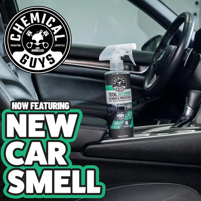 Chemical Guys Total Interior New Car Rengjør og beskytter alt interiør,473ml 