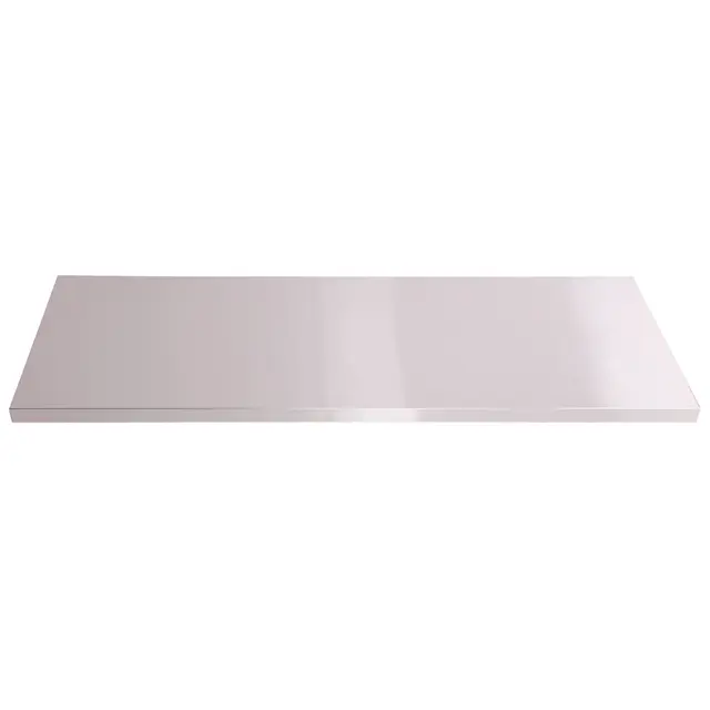 Turisimo benkeplate i rustfritt stål 1360x500x38 mm 