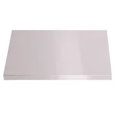 Turisimo benkeplate i rustfritt st&#229;l 680x500x38 mm