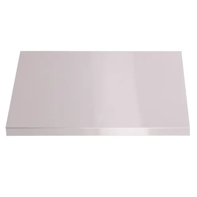 Turisimo benkeplate i rustfritt stål 680x500x38 mm 