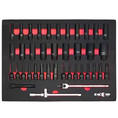 Turisimo Core – Kraftpipe- og bits-sett 41 deler: Dype piper og bits i Cr-Mo