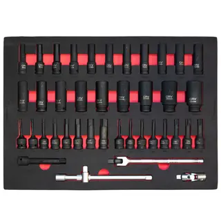 Turisimo Core – Kraftpipe- og bits-sett 41 deler: Dype piper og bits i Cr-Mo