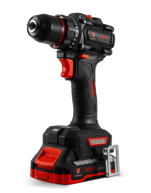 Turisimo DRIVE 2.0Ah 20V 20V Drill m/ batteri og lader 