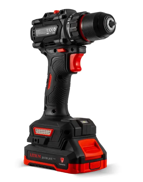 Turisimo DRIVE 2.0Ah 20V 20V Drill m/ batteri og lader 