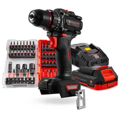 Turisimo DRIVE Komplett pakke 20V Drill m/ batteri, lader og bitssett
