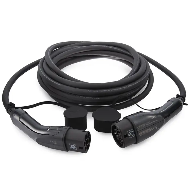 Turisimo EV-ladekabel 10m type 2 – 32A Alltid klar til lading 