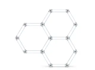Turisimo GRID Hexagon pakke 2-1 Hexagon-panel 3 ruter Turisimo GRID