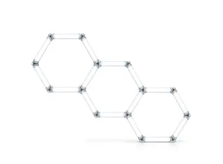 Turisimo GRID Hexagon pakke 3 Hexagon-panel 3 ruter Turisimo GRID