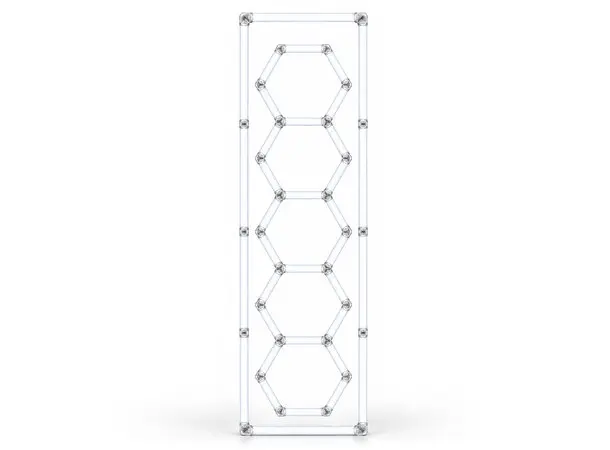 Turisimo GRID Hexagon pakke 6 Hexagon 5 ruter + ramme Turisimo GRID 