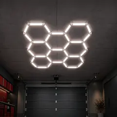 Turisimo GRID Hexagon Single Garage 8 Hexagon-panel 8 ruter Turisimo GRID