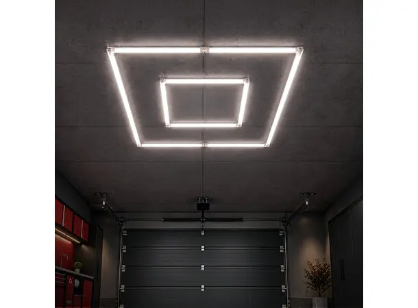 Turisimo GRID Square 2 i 1 GRID Belysning Square 117x117cm 