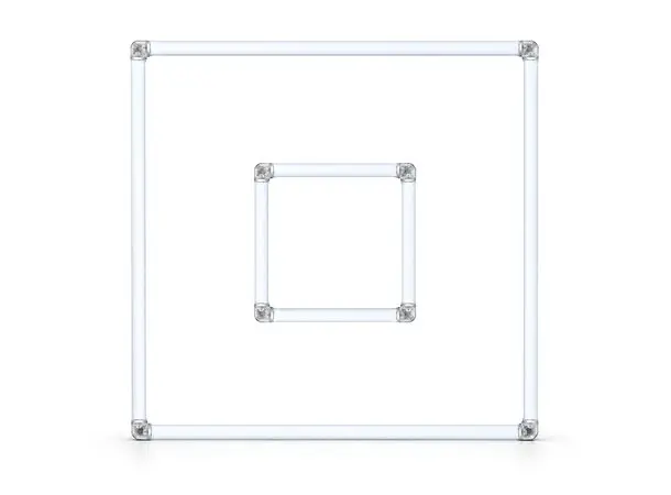 Turisimo GRID Square 2 i 1 GRID Belysning Square 117x117cm 