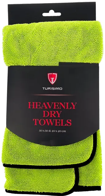 Turisimo Heavenly Dry Towels 2 stk, 50x50cm og 40x40cm håndkler 