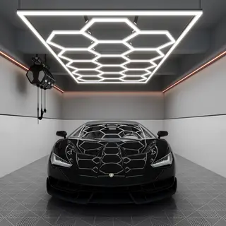 Turisimo Hexagon 15 650W Garage Hexagon Led Light
