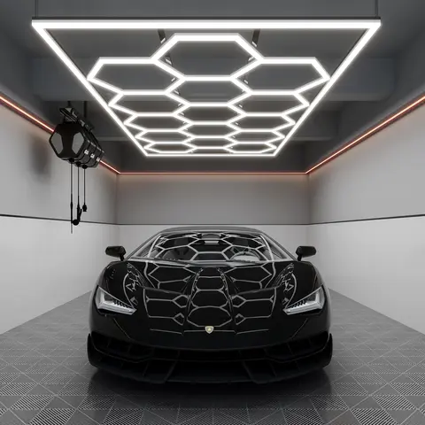 Turisimo Hexagon 15 650W Garage Hexagon Led Light