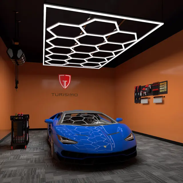Turisimo Hexagon 15 Pro 435W Garage Hexagon Led Light 
