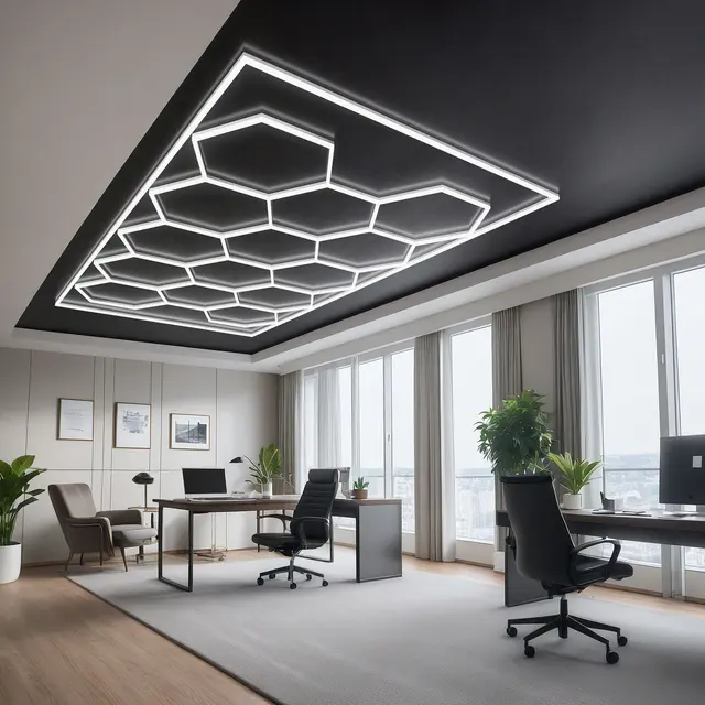 Turisimo Hexagon 15 Pro 435W Garage Hexagon Led Light 