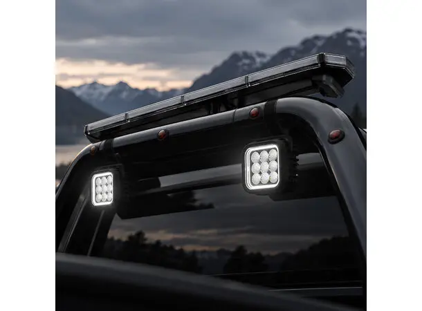 Turisimo Omega P60S LED Arbeidslys 5300 effektive lumen, dual posisjonslys 