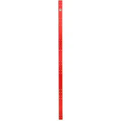 Turisimo bakstolpe garasjeinnredning 2 pack Solid stolpe, 60x25x1890mm, r&#248;d