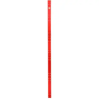 Turisimo bakstolpe garasjeinnredning 2 pack Solid stolpe, 60x25x1890mm, r&#248;d