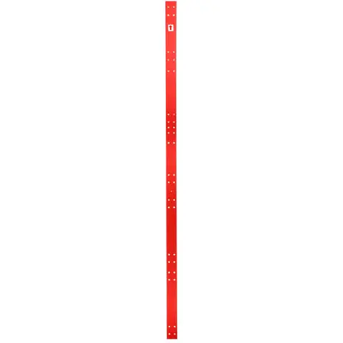 Turisimo bakstolpe garasjeinnredning 2 pack Solid stolpe, 60x25x1890mm, rød