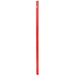 Turisimo bakstolpe garasjeinnredning 2 pack Solid stolpe, 60x25x1890mm, r&#248;d