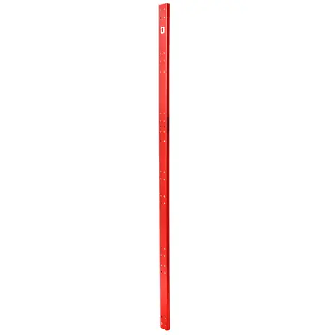 Turisimo bakstolpe garasjeinnredning 2 pack Solid stolpe, 60x25x1890mm, rød