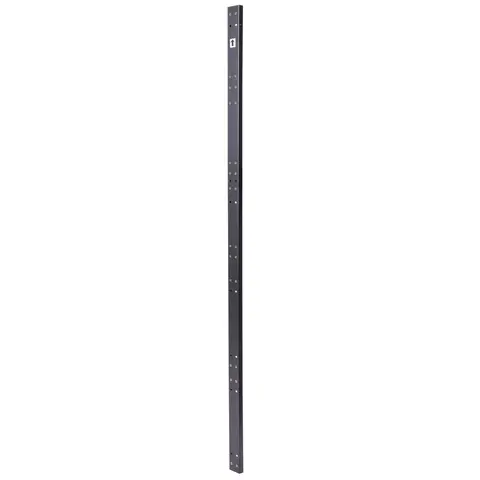 Turisimo bakstolpe garasjeinnredning 2 pack Solid stolpe, 60x25x1890mm, sort