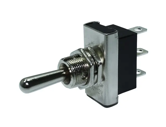 Vippe bryter, FLASH/OFF/FLASH, 25 A 12,5mm hull 