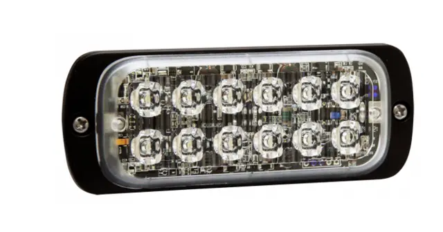 VP 12 LED Slim Blitz Passer perfekt til montering i grill 