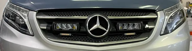 VP 6 LED Slim Grille Blitz B92mm H19mm D21mm 