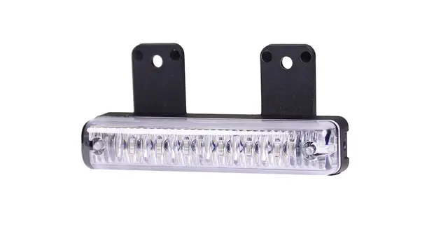 VP 6 LED Slim Grille Blitz Blå BLÅLYS - B92mm H19mm D21mm 